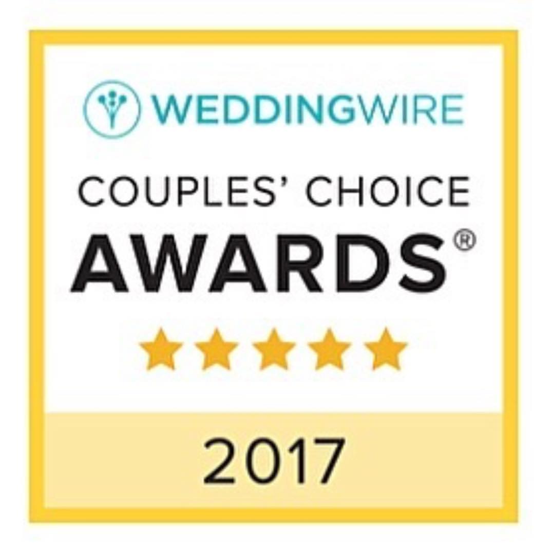 2017 Wedding Wire Couples Choice Winners!